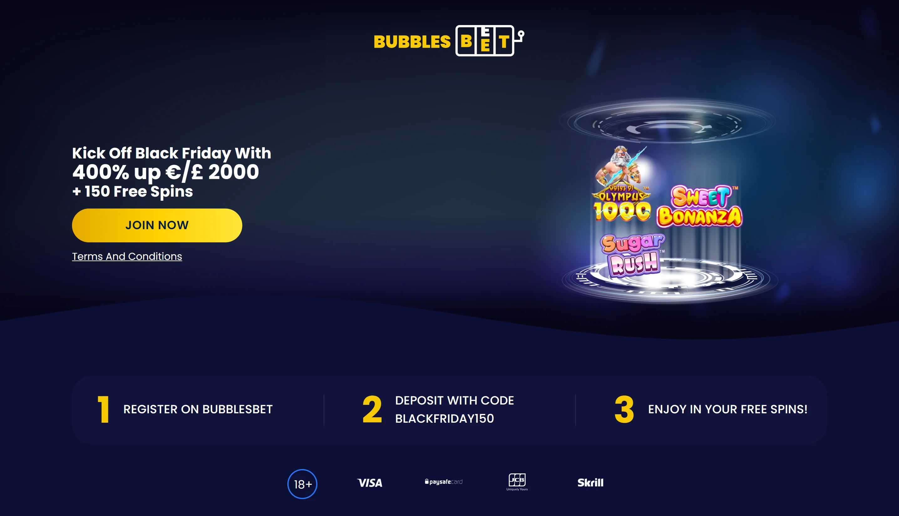Bubblesbet Casino Screenshot