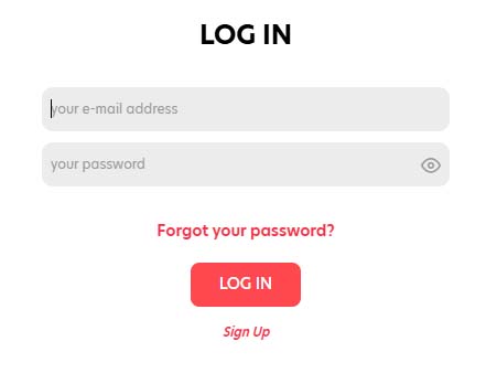 Evospin Casino login screenshot