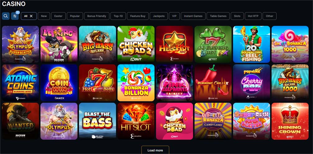 Odin Fortune Casino games screenshot