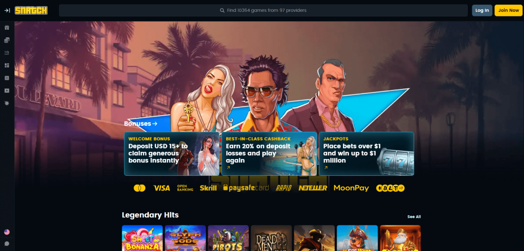 Snatch Casino screenshot