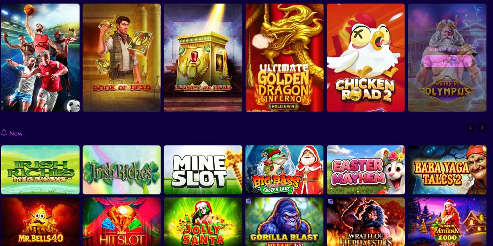 Spinlynx Casino games screenshot